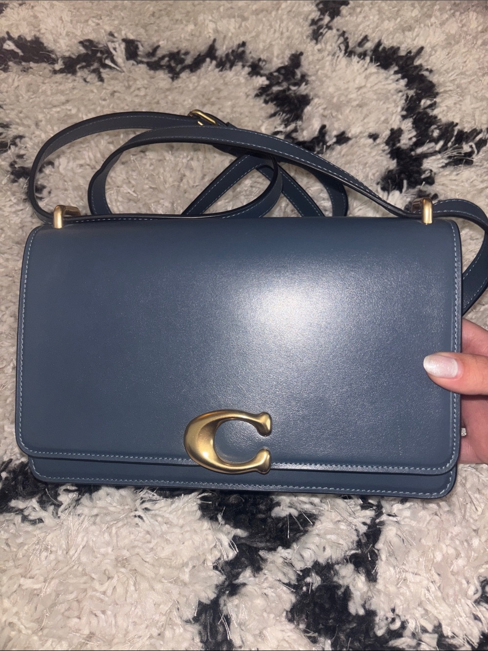 Coach Bandit Shoulder Bag (Blue)